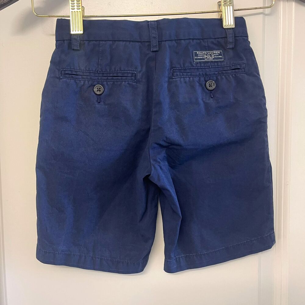 Polo Ralph Lauren Little Boys Straight Fit Twill Flat-Front Size 6 Chino Shorts - Picture 3 of 8